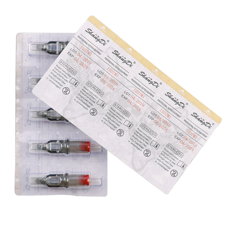 10Pcs Disposable Eyebrow Needle Dr.Pen Micro Nano Needles Tattoo Needles Cartridge Tattoo Machine 5RM/7RM/9RM/11RM/13RM/15RM