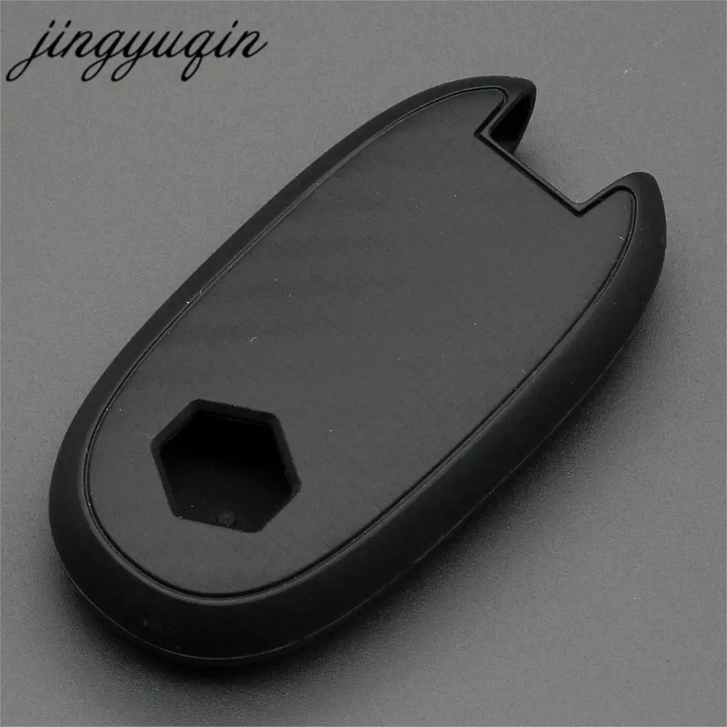 jingyuqin Smart Key Carbon Case dla Suzuki Stingray Wagon R Hustler MH23S MH34S Alto Spacia Solio FOB Remote Keyless Car Styling