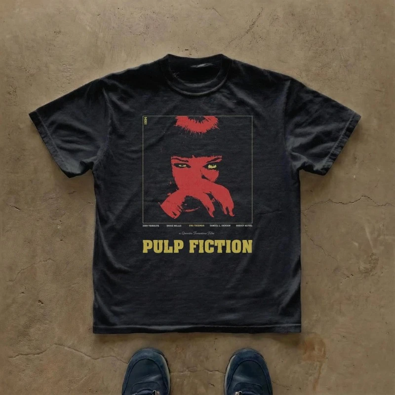 camiseta-tributo-pulp-fiction-quentin-tarantino-uma-thurman-vintage-manga-curta-masculina-para-verao-unissex-todas-as-estacoes
