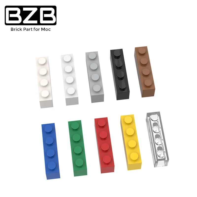 

50PCS BZB MOC 3010 1x4 Brick High-tech Creative Building Block Model Kids DIY Educational Game Toys Best Gifts