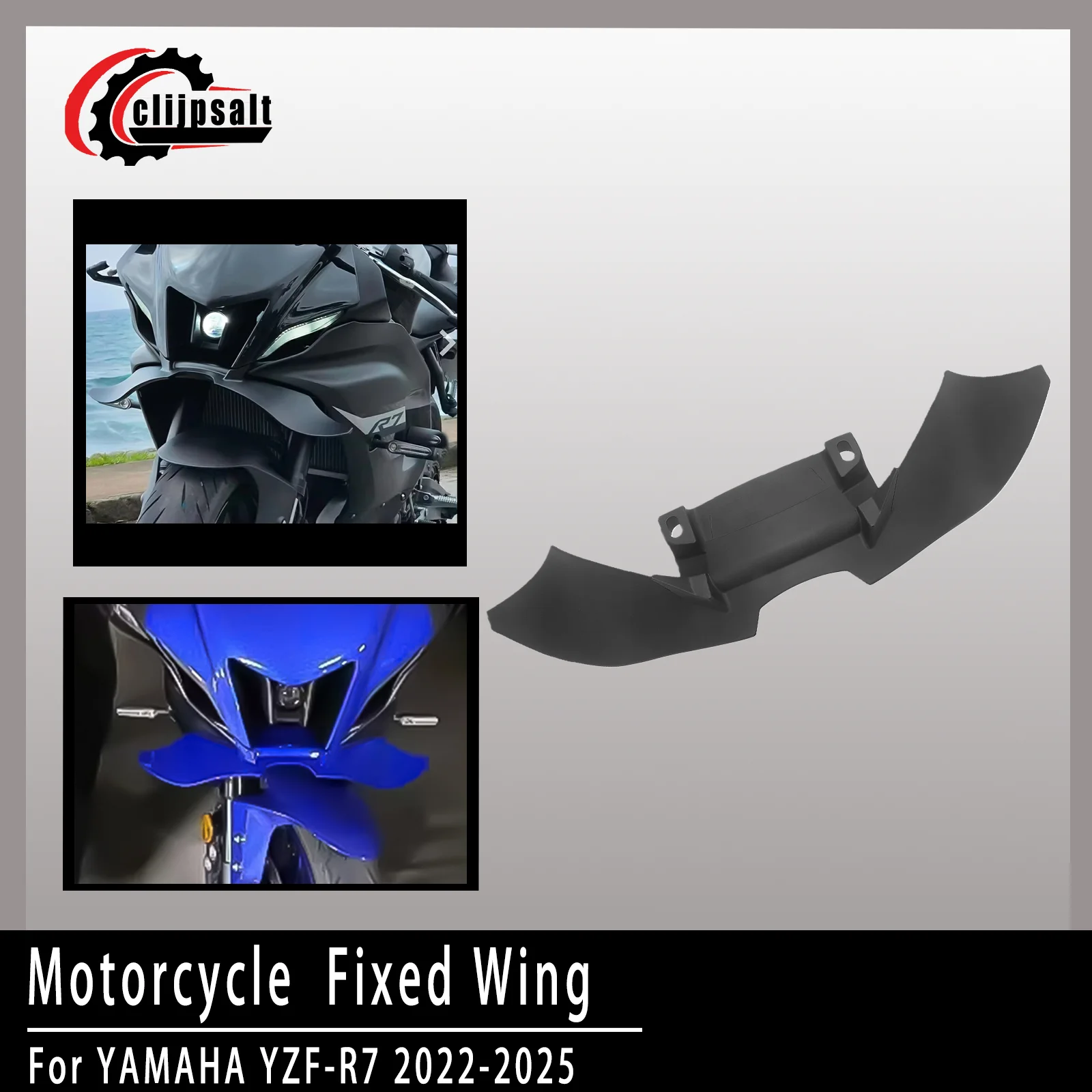 

For Yamaha YZF-R7 YZF R7 2022 2023 2024 2025 Models Front Lower Lip Spoiler Fixed Rear Wing Deflector Spoiler Winglets