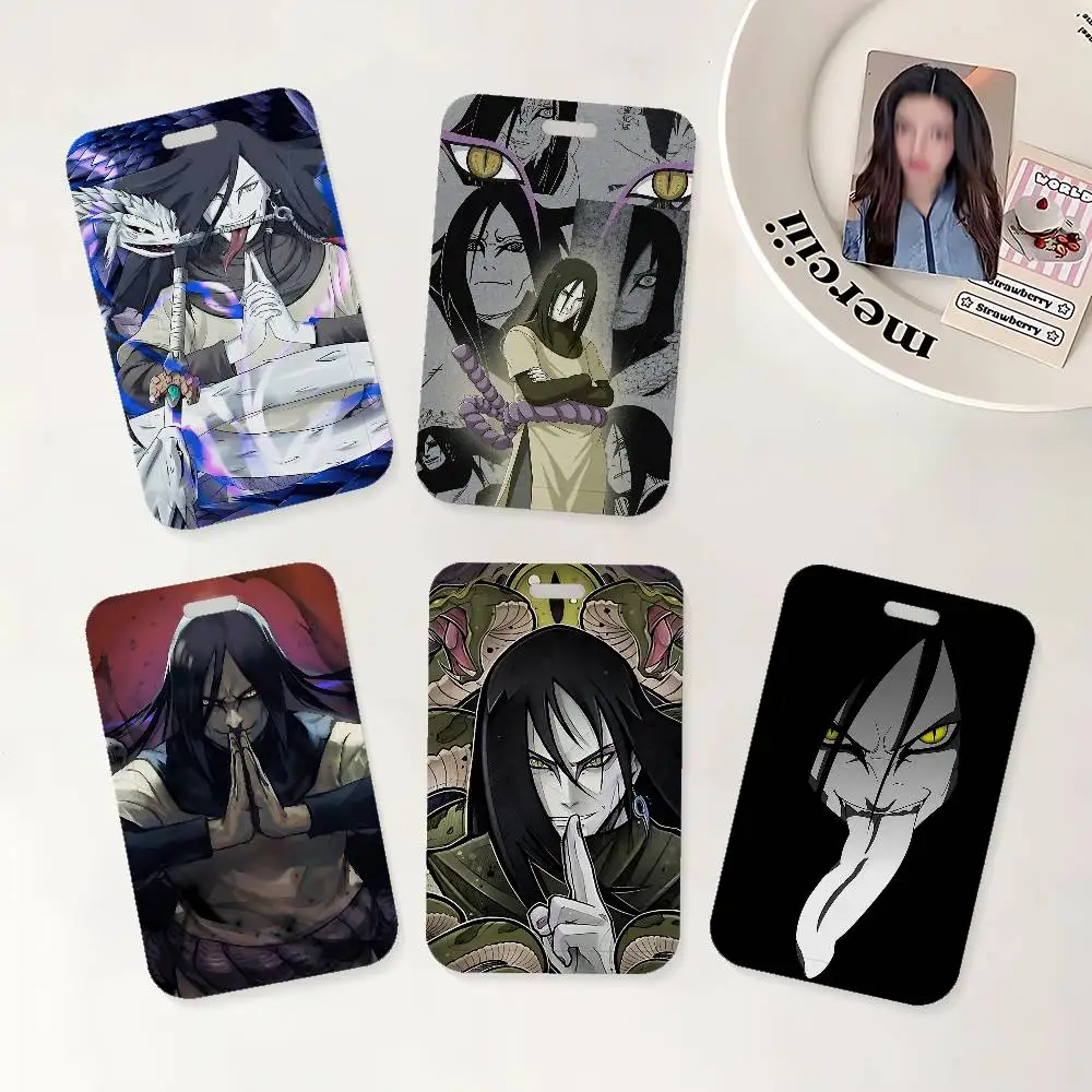 

Anime Orochimaru ID Badge Holder With For Office School Name Card Credentials Case