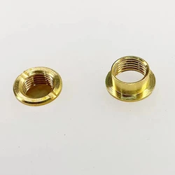 50pcs 2mm & 4mm Depth Metal Gold Countersunk Nuts Clock Movement Accessory DIY Clock Kits