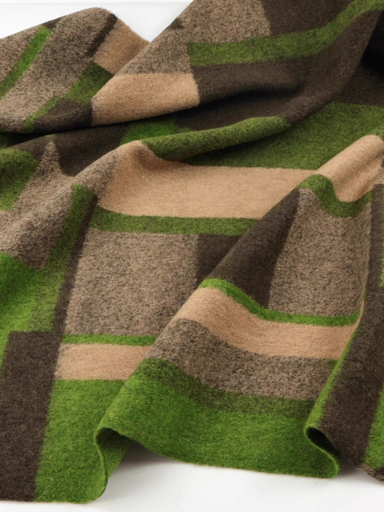 

Drape Soft Elasticity Knitted Wool Woolen Fabric for Autumn Winter Coat Set Skirt Cloth Diy By The Meter Sewing Material