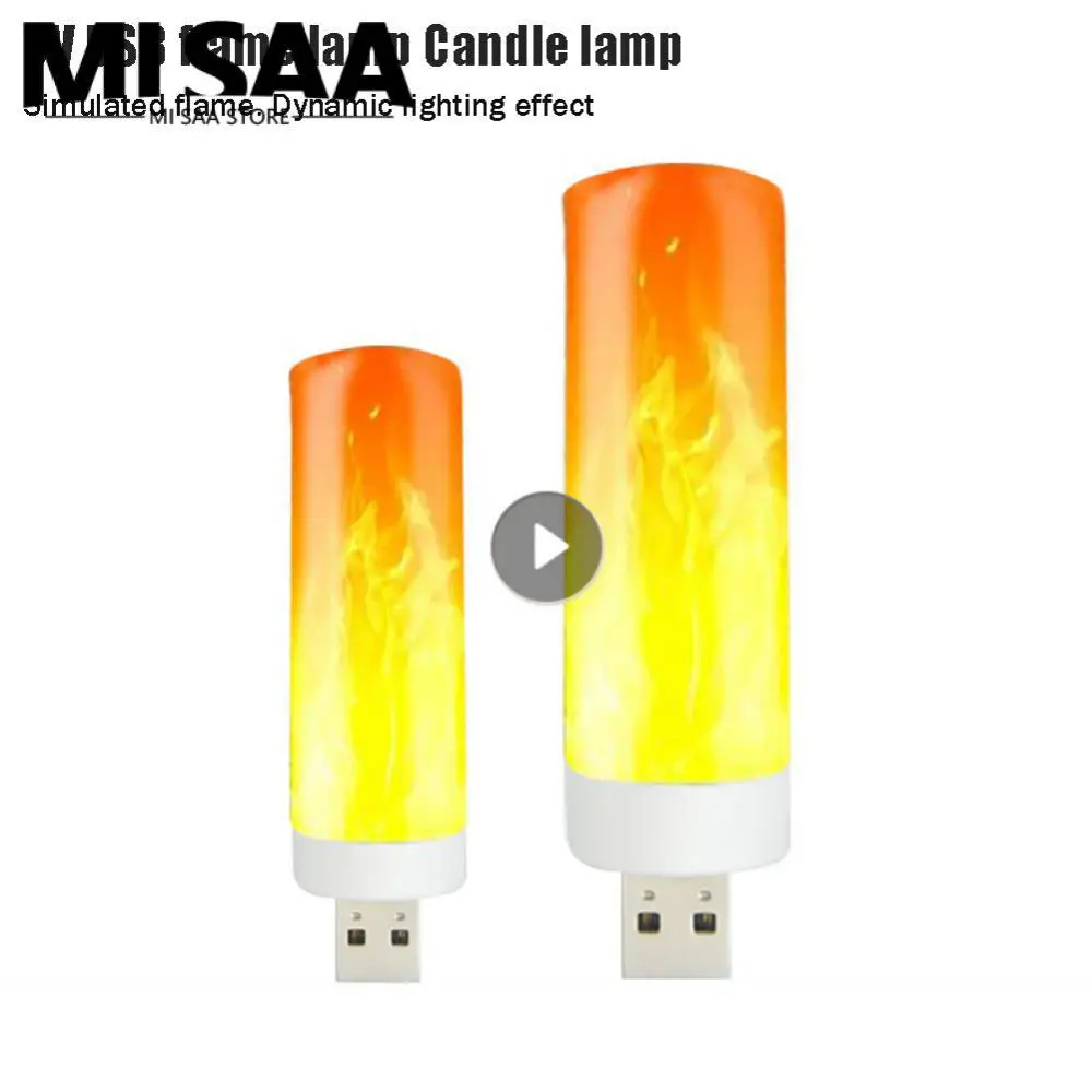 

Mini Flame Lamp Outdoor Plastic Portable Usb Light Usb Flame Light Flame Dynamic Lamp Candle Lamp Usb Nightlight