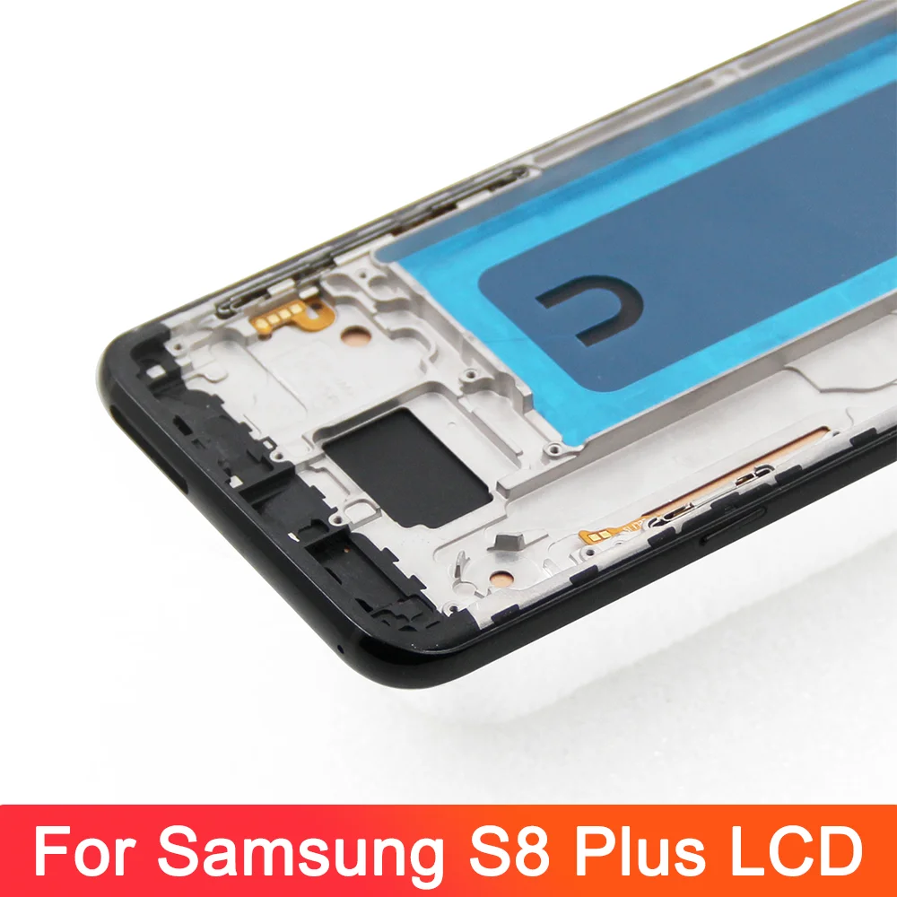 100% Tested S8+ For Samsung Galaxy S8 plus LCD Display Touch panel Digitizer G955 G955F G955FD G955F Screen With Frame Replace