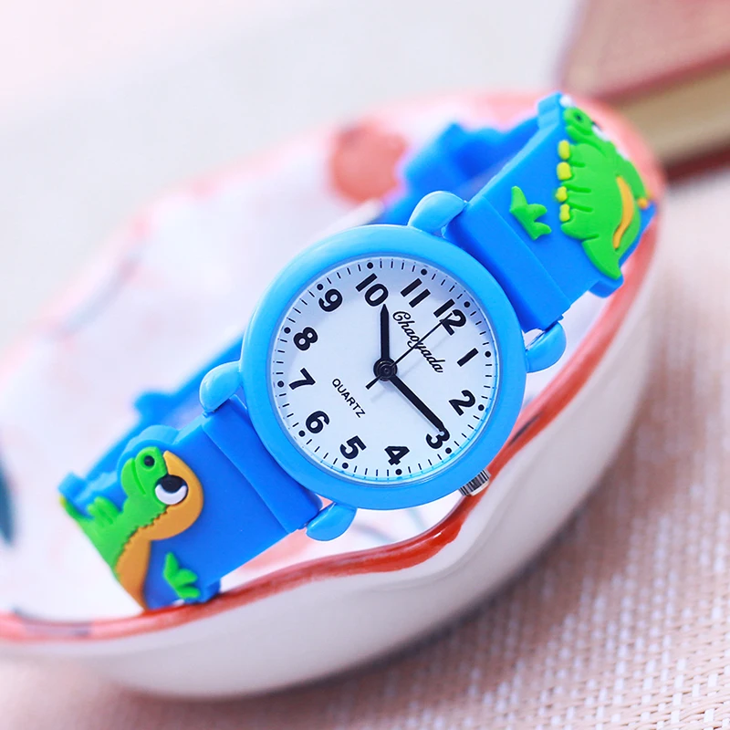 Chaoyada Nuovo stile Bambini Ragazzi Uomo Ragazze Moda Dinosauro Cinturino Orologi Studenti Bambini Quadrante colorato Orologio sportivo casual digitale