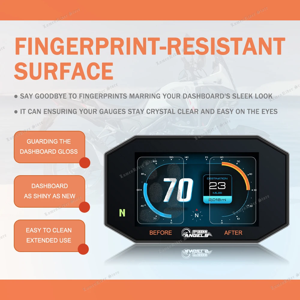스크래치 클러스터 스크린 대시 보드 보호 장비 필름, 오토바이 액세서리, 2024 신제품