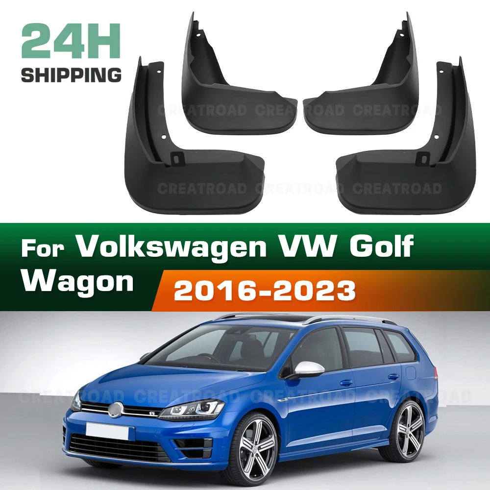 

Greatroad Mudflaps For Volkswagen VW Golf Wagon 2016-2023 2017 2018 2019 Guards Mudguards Mud Flaps Fender Car Accessories