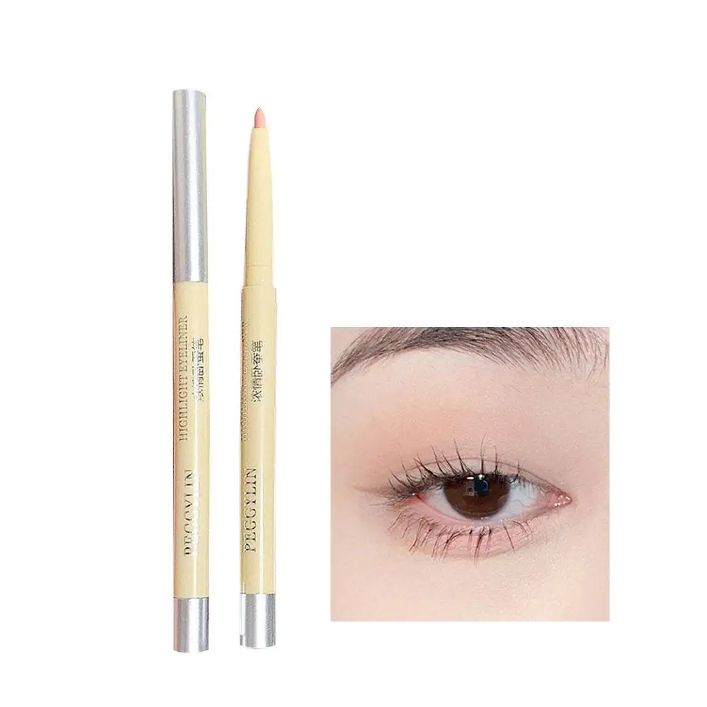 Langdurige Roze Liggende Zijderuppen Parelmoerachtige Matte Glitter Fleuren Oogcontouren Glanzende Gladde Oogschaduw Eyeliner Cosmetica Op