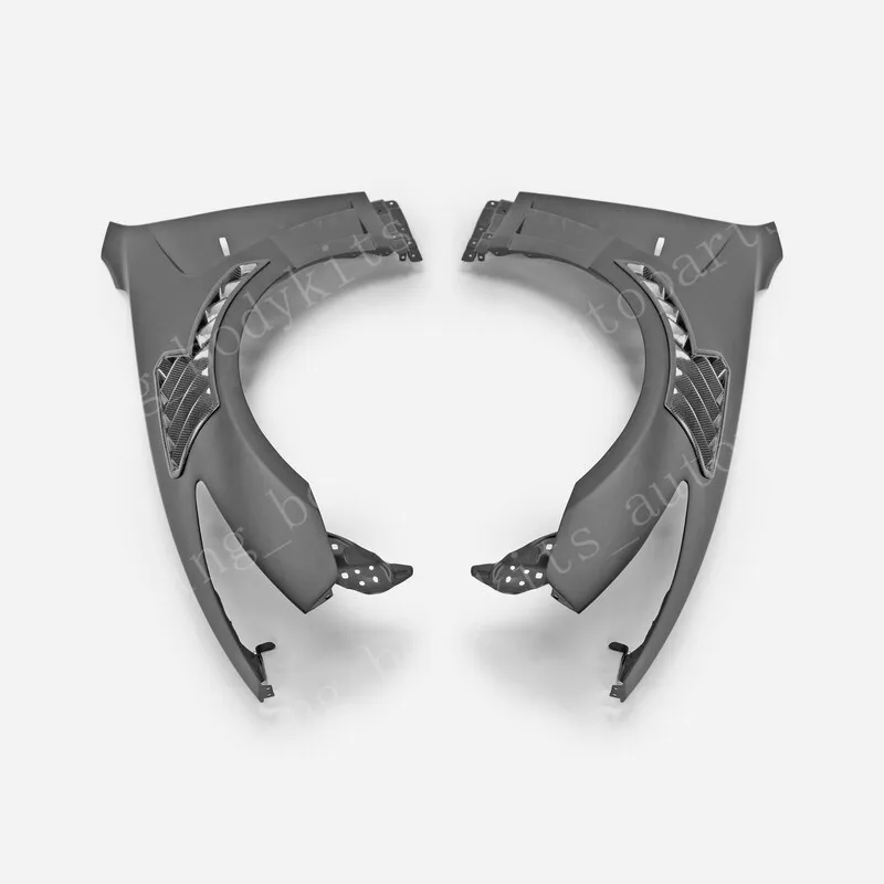 

For Infiniti G37 Coupe FRP Unpainted Front Fender +Carbon Air Vents Mudguards car BodyKits