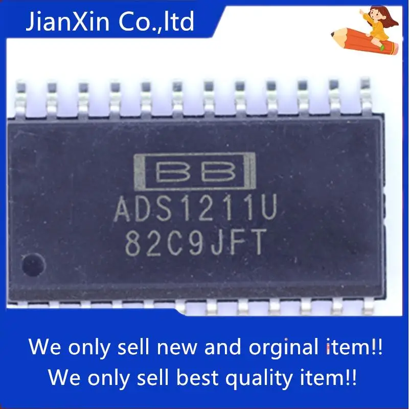 

5pcs 100% orginal new ADS1211U ADS1211 SOIC24 Analog-to-Digital Converter