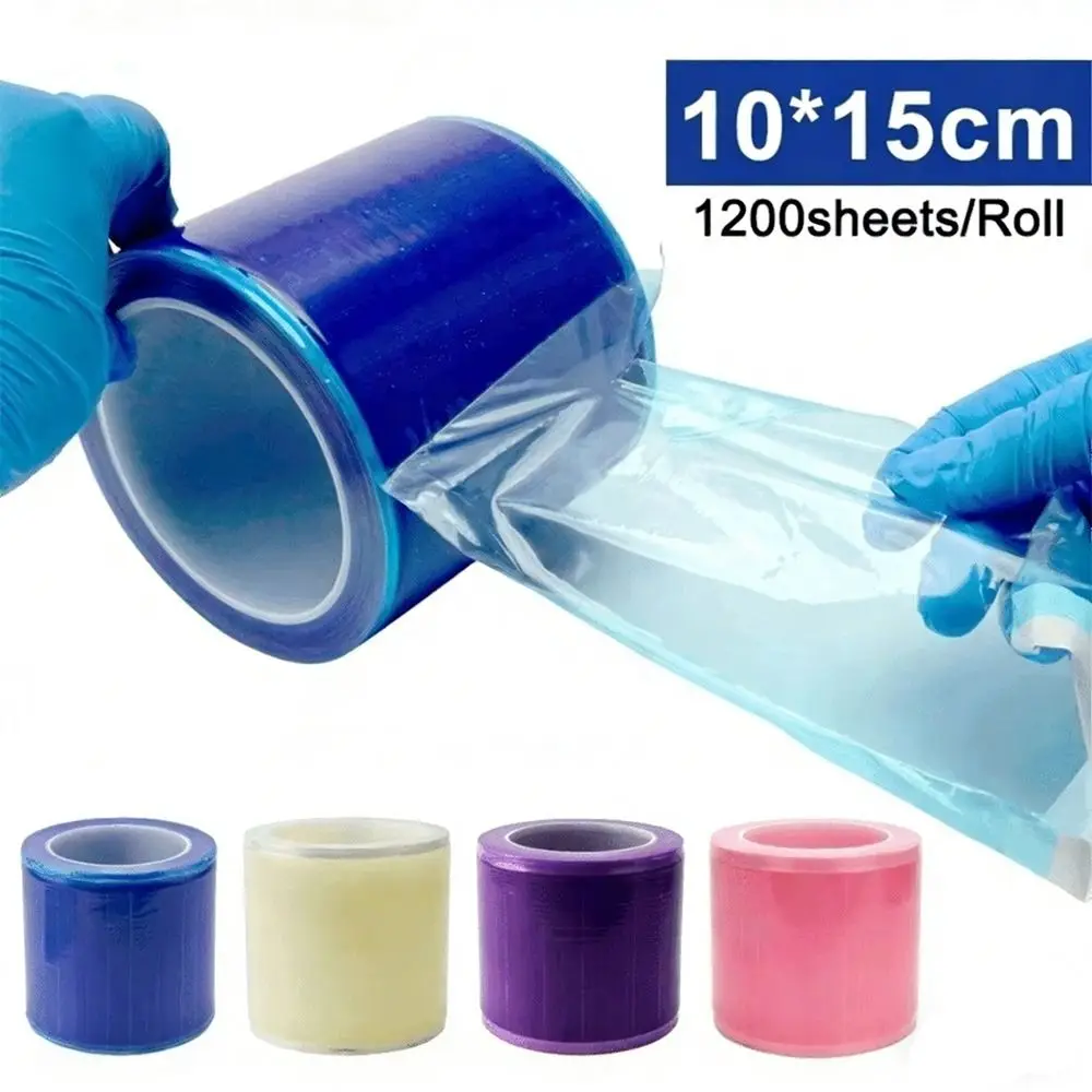 

10x15cm Dental Protective Film Anti-fouling Disposable Isolation Film Durable 0.04mm Thicknes Barrier Film Oral Protection