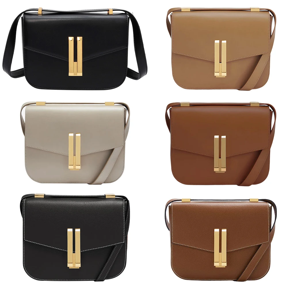 Women Fashion Messenger Bag Large Capacity PU Square Shoulder Bag Stylish Crossbody Bag Adjustable Strap for Commuting