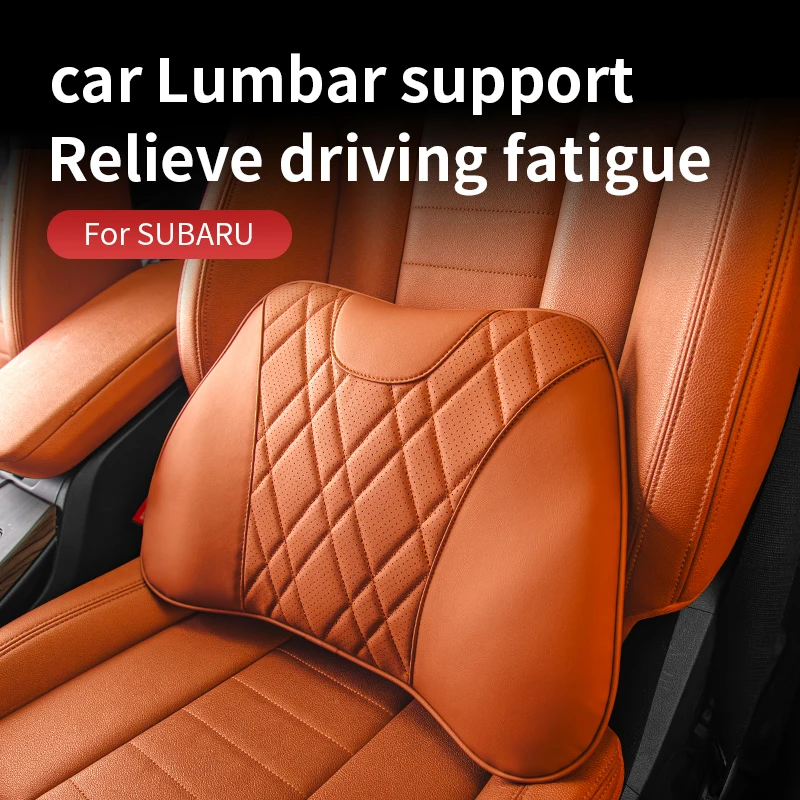 

For Subaru Outback Forester XV Crosstrek Legacy Impreza WRX Seat Lumbar Support Backrest Cushion Car Waist Cushion Accessories