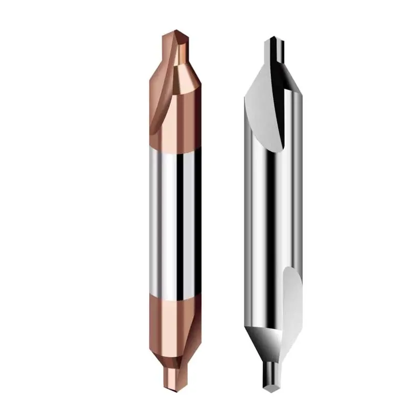 Broca central de cabeça dupla de carboneto HR60 Broca central de aço de tungstênio
