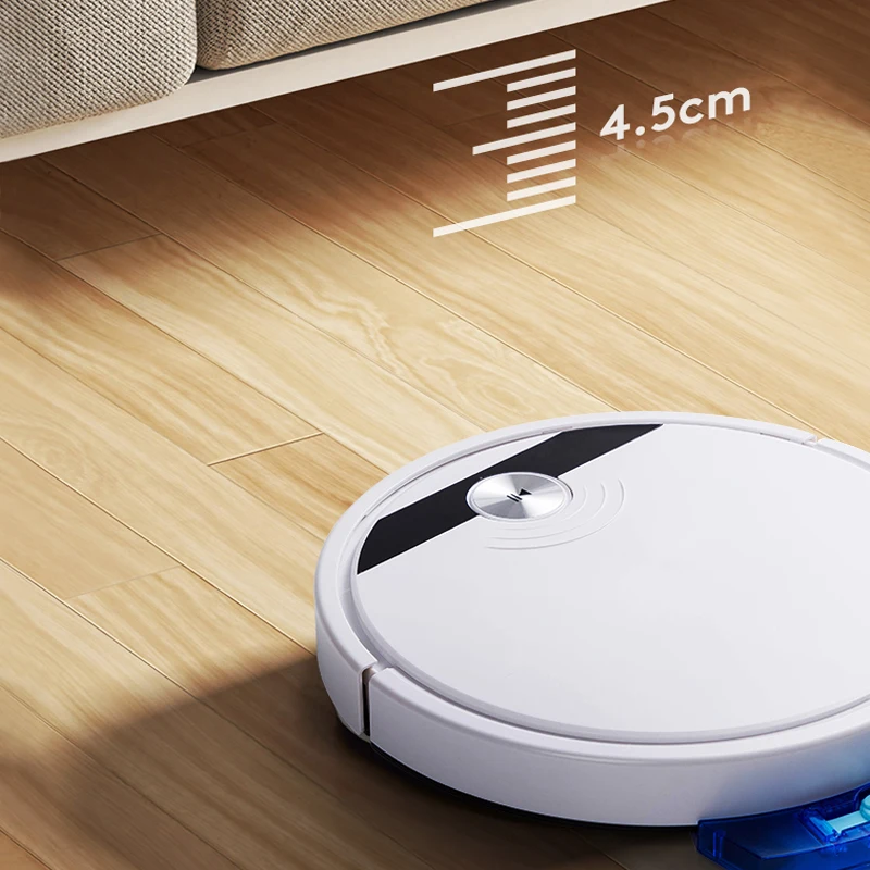 Robot Vacuum and Mop Combo Cleaner Slim Mopping Robotic Vacuum Cleaner with Water Tank for Hard Floor Wood Floor