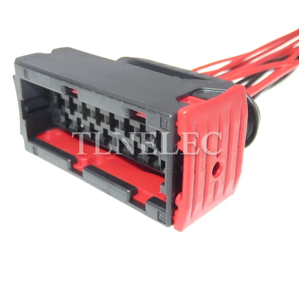 15 Pin Way Automobile Headlamp Waterproof Connector with Wires Car Wire Cable Sockets 1801326-1