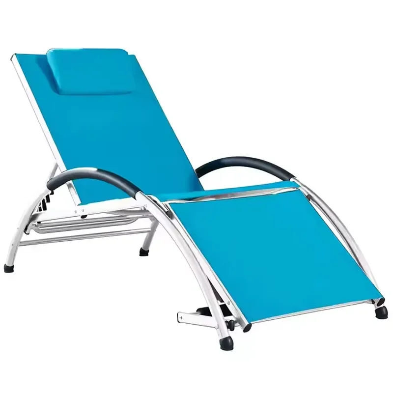 Zero Gravity Beach Chair Foldable Aluminum Sun Lounger for Outdoor Patio Courtyard Hotel Living Room Relaxation Furniture