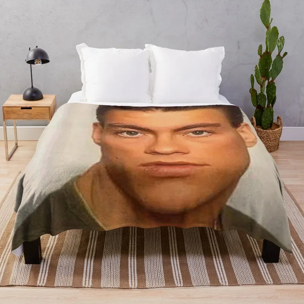 van damme Throw Blanket Soft Comfort Blanket for Reading Watching TV