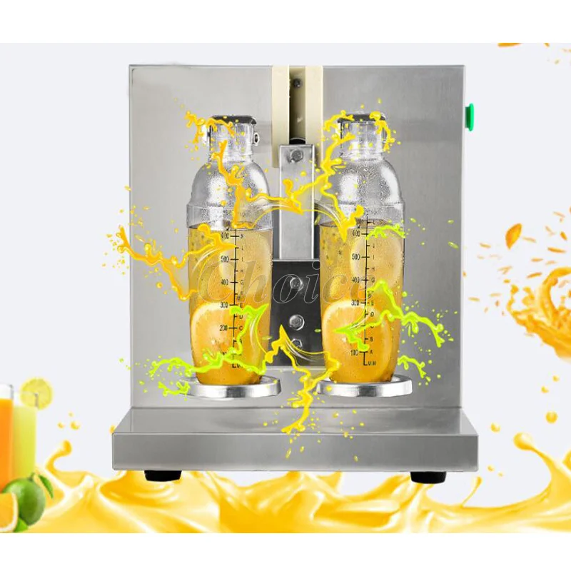 Automatic 110V 220V Boba Bubble Tea Shaker Double Cups Shaker Machine Milk Shaking Machine with Timer 750ML Cups