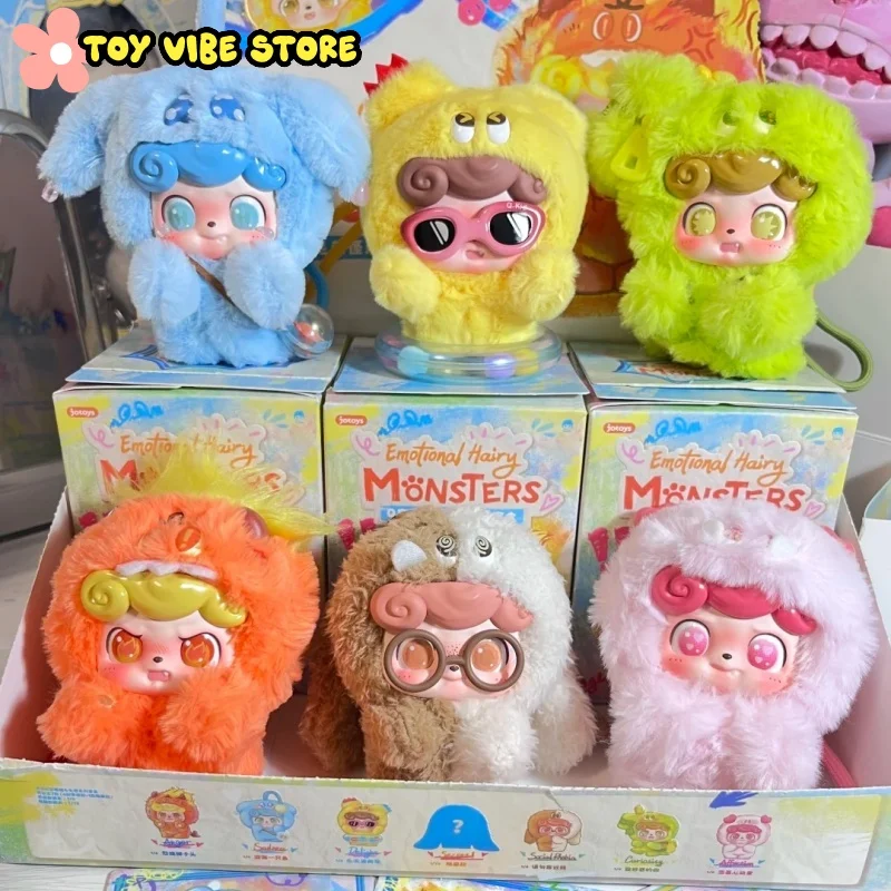 

Подлинная серия Q Kid Emotional Hairy Monsters, слепая коробка, эмоциональная загадочная коробка, кукла, виниловая модель, игрушки, украшения, подарки на день рождения