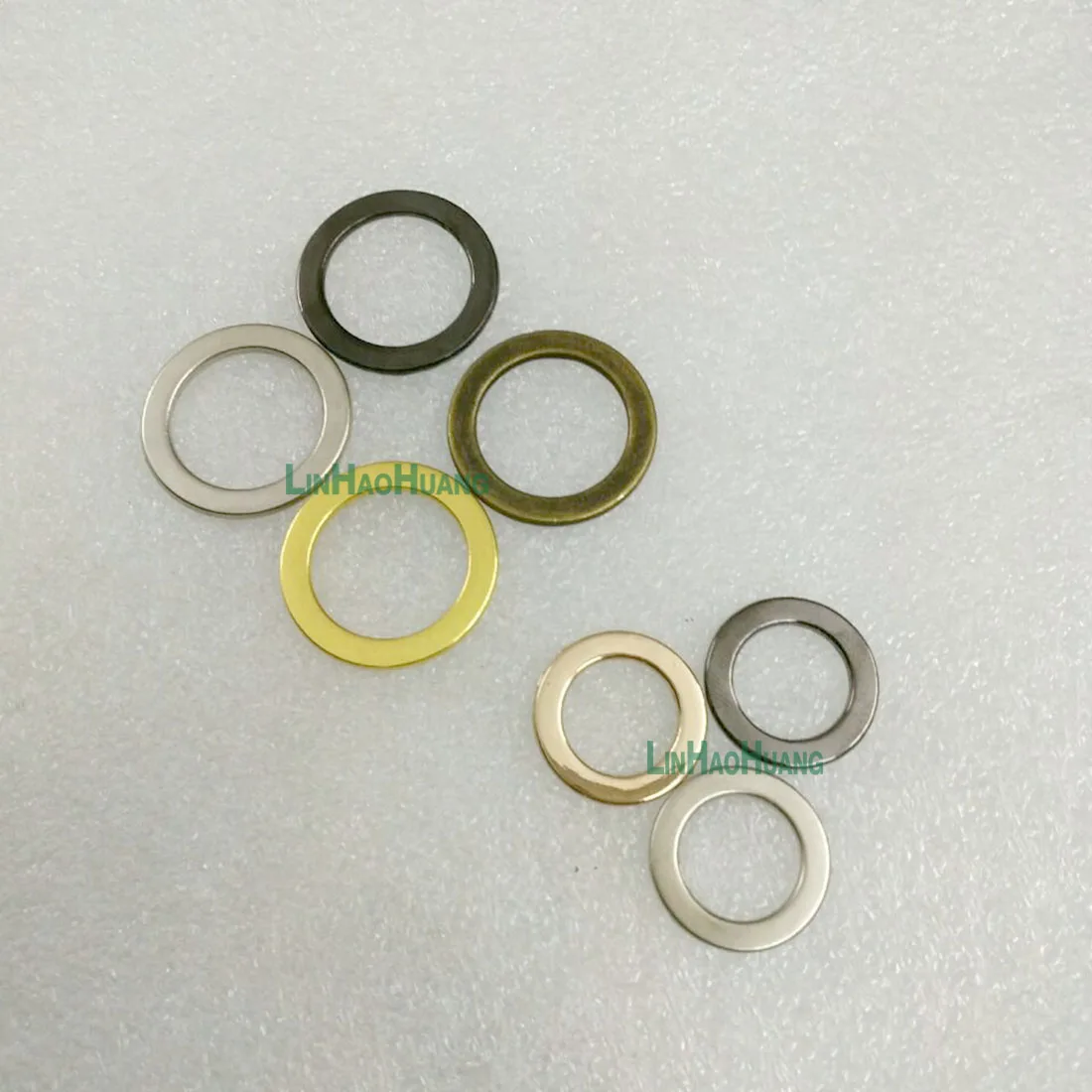 30pcs/Lot Nickel&Black Nickel&Gold&Bronze Swimwear O-Ring Bikini Alloy Ring Swimsuit DIY Accessories Bikini Rings Connectors