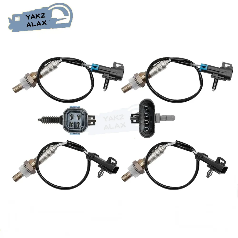 

4Pcs 234-4018 234-4012 for GMC SAFARI YUKON SIERRA 1500 CHEVROLET EXPRESS 3500 Lambda Oxygen O2 Sensor Upstream Downstream