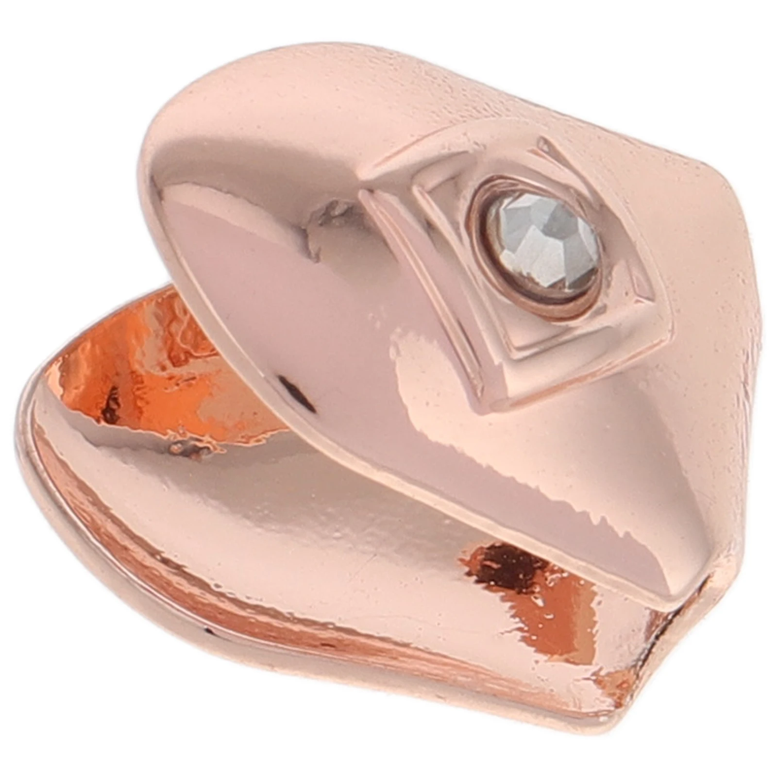

Single Rhinestone Gold Tooth Cap Fashion Hip Hop Teeth Jewelry Unique Copper Design Grills Rapper Decor Costumes for Women
