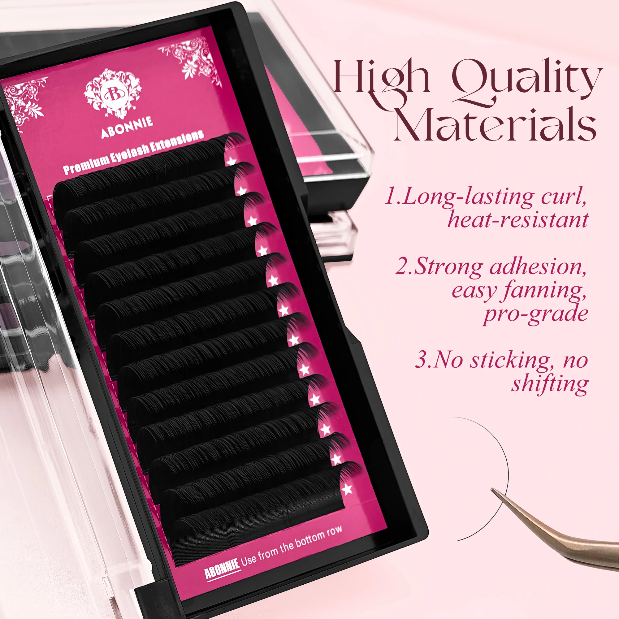 Eyelash Extension Human Hair - アボニー 8-17 ミリメートルフェイク個別まつげマキアージェム Cilios プロフェッショナルブラックソフトまつげエクステンション