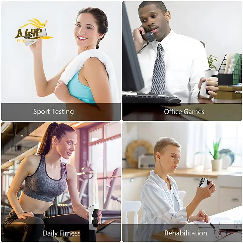 

A69P-Grip Strength Trainer, Grip Strength Tester Hand Grip Exerciser Auto Capturing Digital Hand Dynamometer