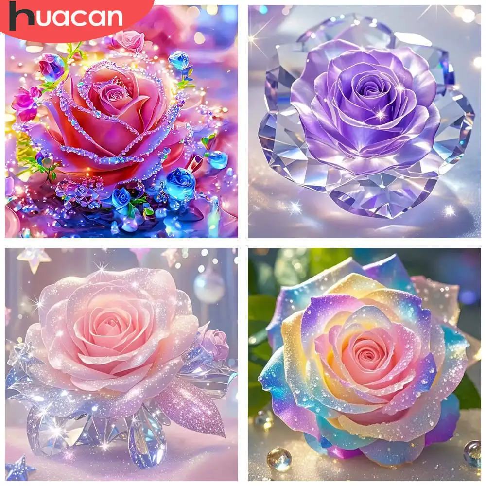 HUACAN Volle Runde Diamant Malerei Kunst Baum Saisonale Landschaft Blumen und Tiere 5D Diamant Stickerei Kits Home Decor