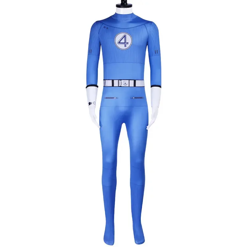 

Movie Fantastic Cos Four Richards Cosplay Costume Fullset Superhero Zentai Party Invisible Jumpsuit tu.3
