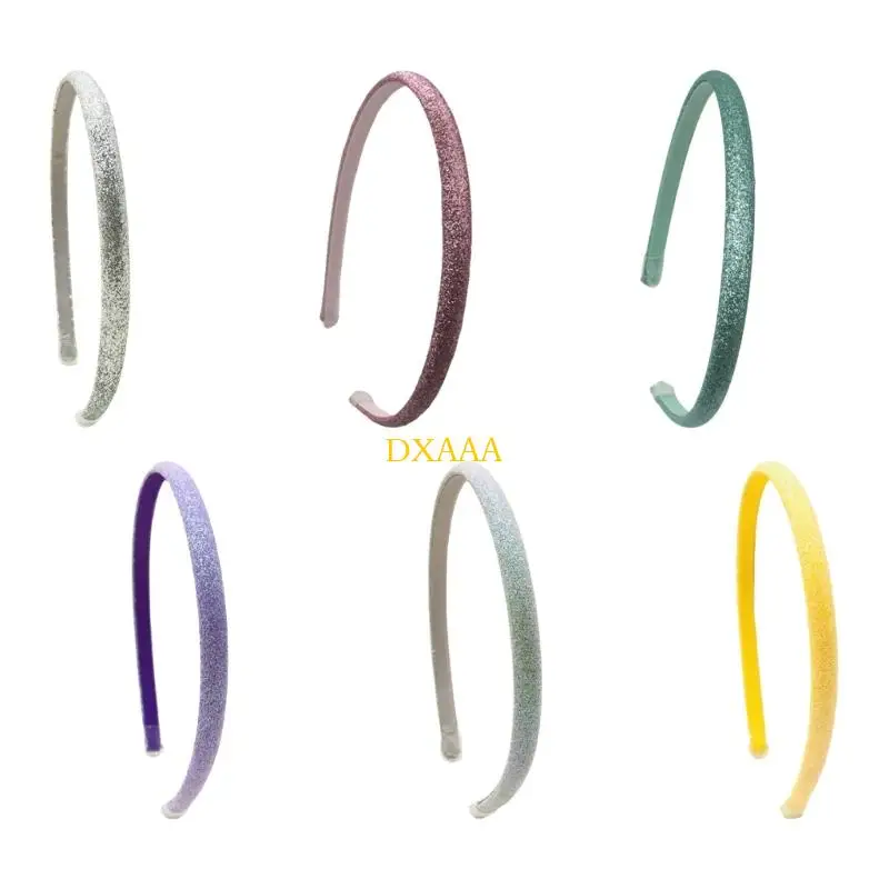 

DXAA Стильный блестящий праздничный узкий ободок для волос, регулируемый, милый, на каждый день