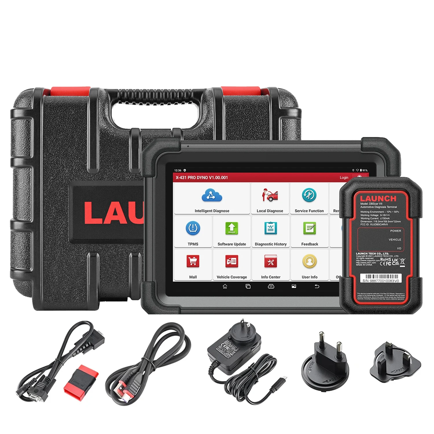 X431 PRO DYNO OBD2 Auto Scanner Car Diagnostic Tool All System Scanner Bidirectional Coding Supports CAN FD/DoIP/FCA SGW