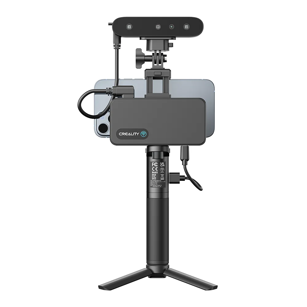 

Портативный портативный 3D-сканер Creality-CR-Scan Ferret Pro, отслеживание с защитой от сотрясений, беспроводное сканирование Wi-Fi6, точность 0,1 мм, 24 бит