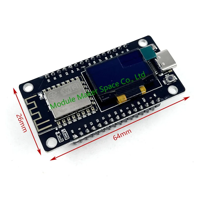 1 قطعة ESP32 ESP-WROOM-32 0.96 "بوصة OLED عرض 2.4 جيجا هرتز واي فاي BT ثنائي الوضع تطوير لوحة تركيبية لاردوينو Wemos D1 AP STA