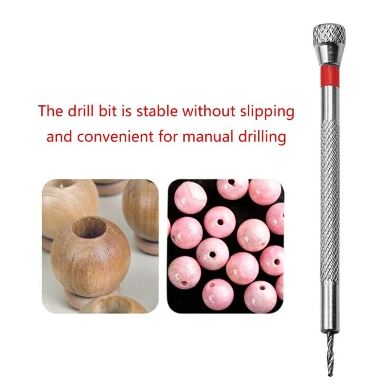 1.6mm 드릴 핸들 일체형 핸드 트위스트 드릴 수동 드릴링 범용 플라스틱 고품질