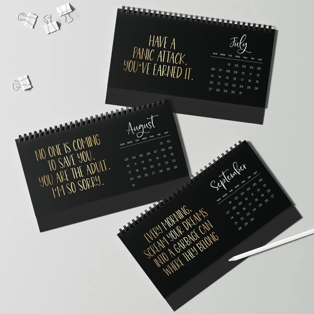 J1UL1N 2025 Satirical Calendar A Daily Dose Of Humor To Make Life No Longer School Calendar For Home Calendar