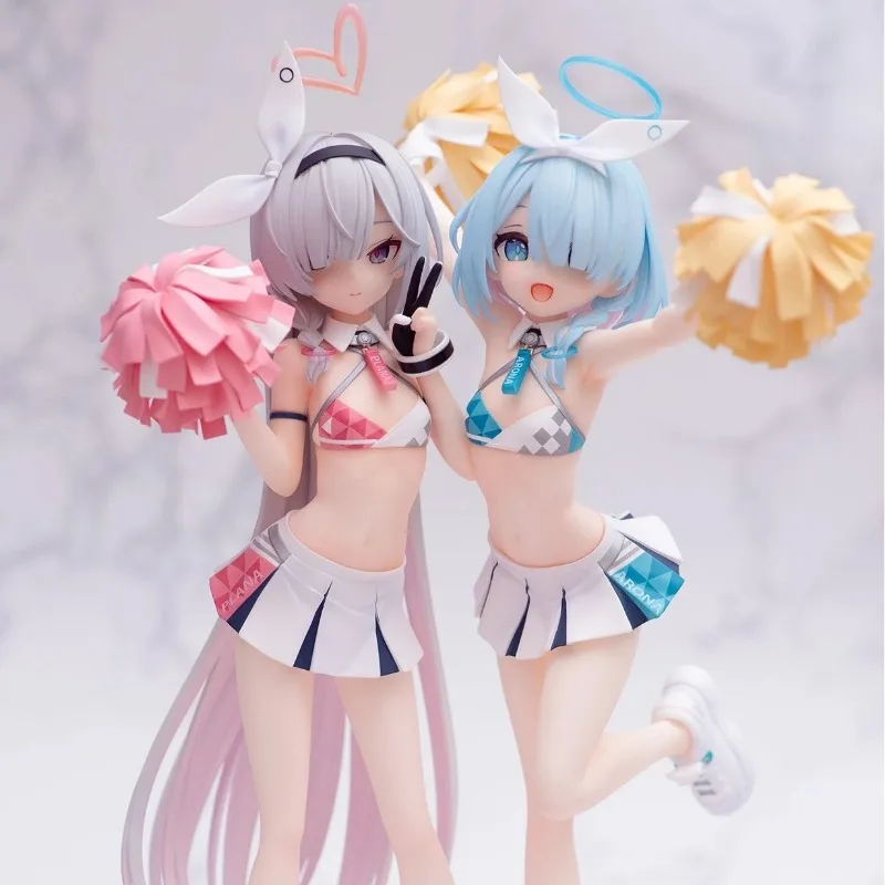 New Anime Blue Archive A.R.O.N.A GK Kawaii Figure Resin DIY Assembly White Model Toys Doll Ornament Gifts