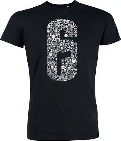 Rainbow Six Siege Cotton Retro Unisex Casual Fashion T-shirt High Street Oversized Unisex Trendy Cotton Breathable hot product