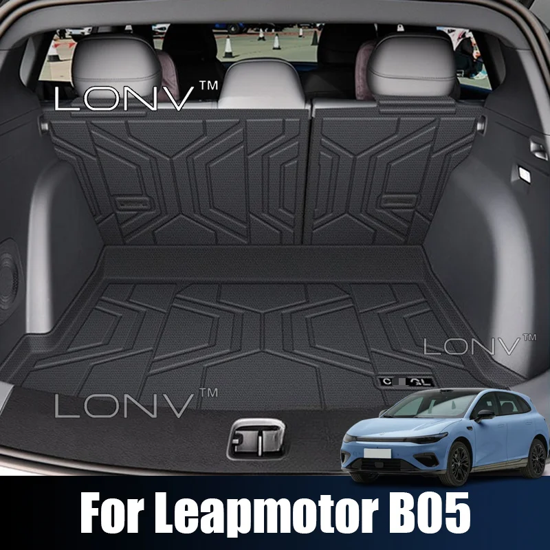 For Leapmotor B05 Lafa 5 2026 2027 Car TPE Waterproof Trunk Mat Tray Protection Pad Anti-scratch Waterproof Interior Accessories