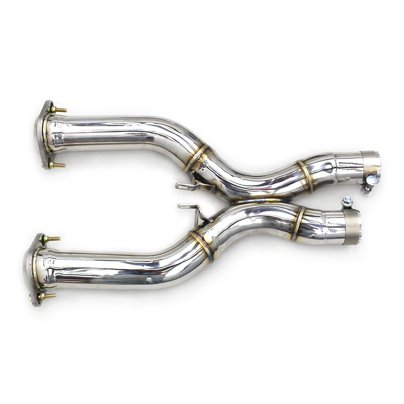 

Custom Exhaust X Pipe Muffler For Ferrari 599 GTB/GTO 2006-2016 SS304 Free Flow Pipe Racing Car Parts Escape Exhaust System
