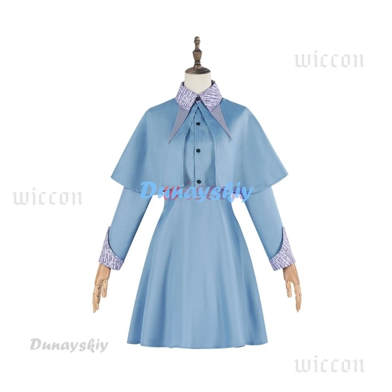 Costume de Cosplay de l'École de Magie, Déguisement de Sorcière Isabelle Fleur Delacour, Beauxbaton, Uniforme d'École de Magie, Chapeau et Robe Imbibés, pour Adulte et Enfant