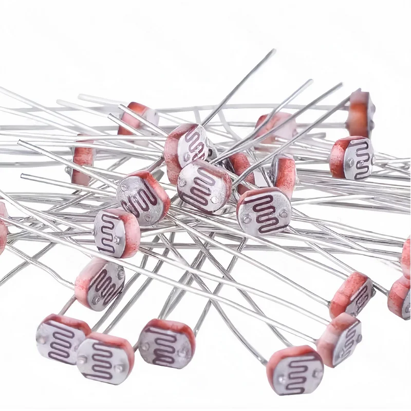 50PCS/photoresistor GL5506 GL5516 GL5528 GL5537 GL5539  LDR photodetector switch sensor controller 5506 5516 5528 5537 5539