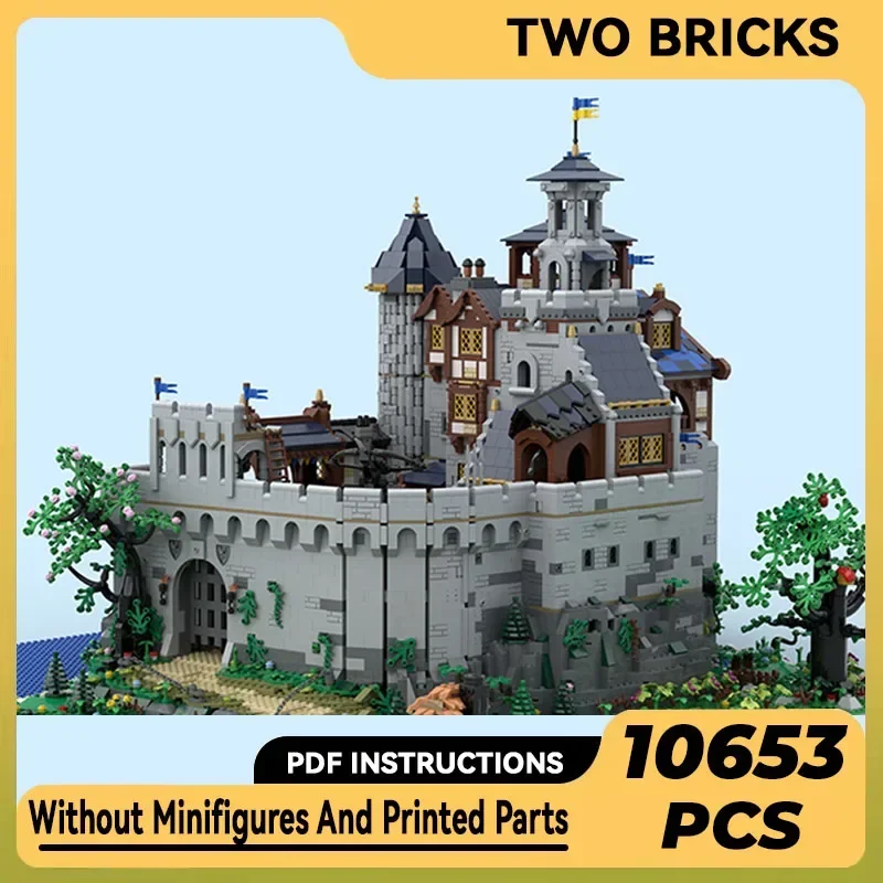 Moc Building Bricks Military Fortress Model Black Falcon Royal Castle Technology Blocks Gifts Christmas Toys DIY Sets Assembly