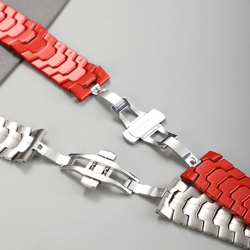 22mm 20mm Metal Band For Samsung Galaxy Watch 7 6 5 4 44mm 40mm Stainless Steel Strap Mens Bracelet For Galaxy 6 Classic 43 47mm