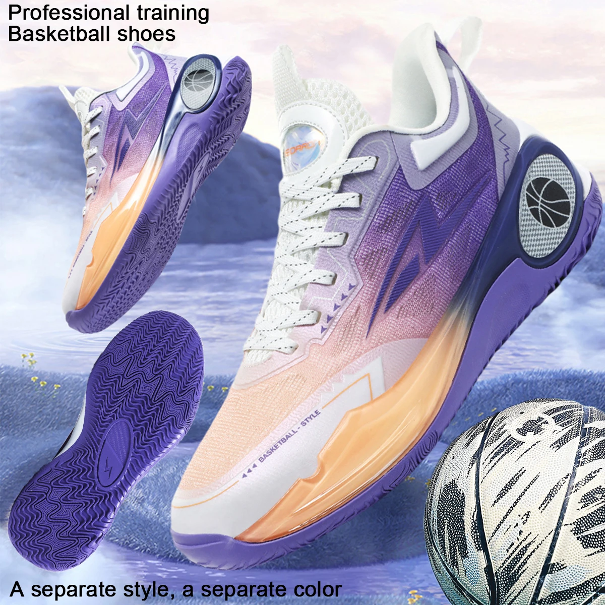 

New Men's and Women's Basketball Shoes Outdoor Leisure Sports Shoes Professional Training Shoes