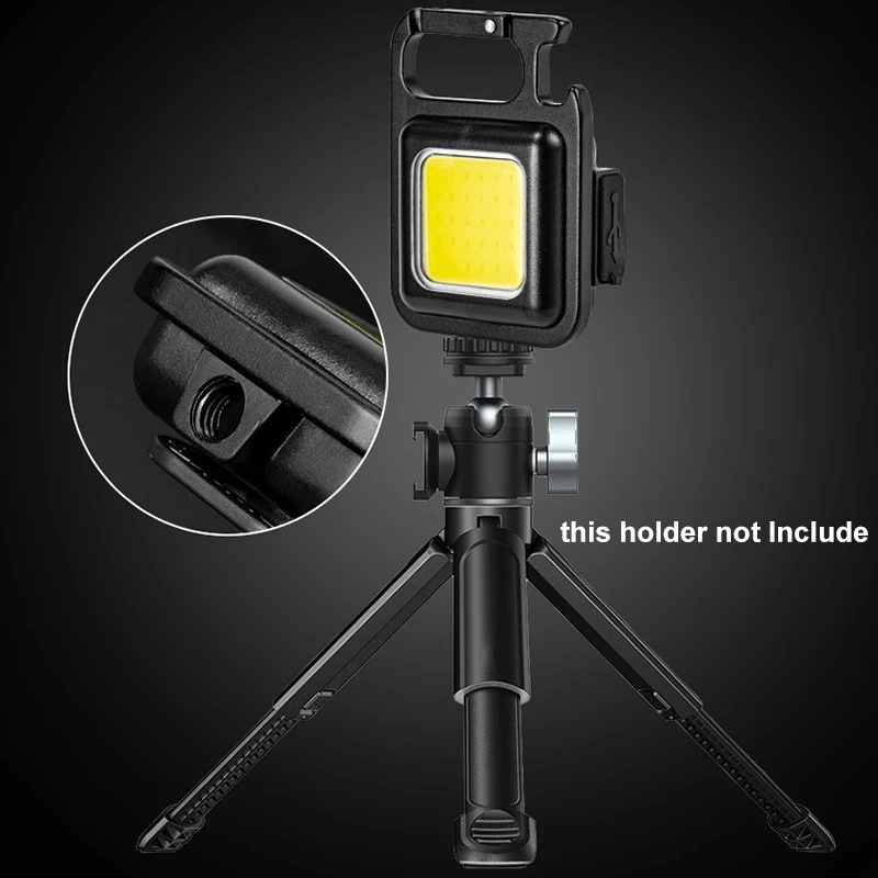 Multifunction Mini High power COB headlamp flashlight Keychain bright work head light torch headlight usb rechargeable camping s