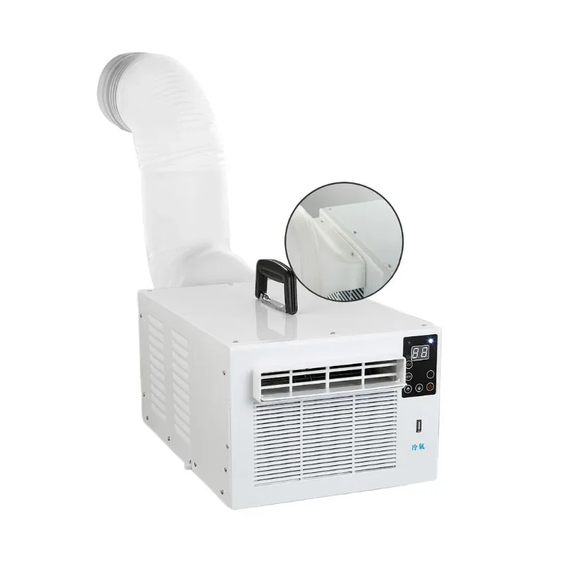 Mini refrigerador portátil de ar condicionado de mesa com mosquiteiro para resfriamento de animais de estimação 4m2 espaço controle remoto pequeno ventilador de resfriamento